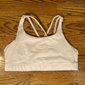 Athleta girl light pink sports bra